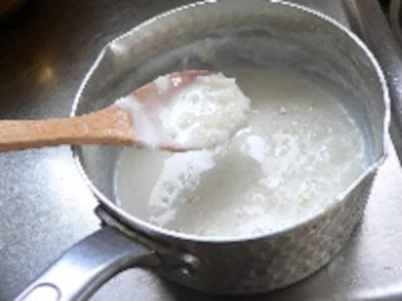 ミルクライスのフルーツ盛り・手順3