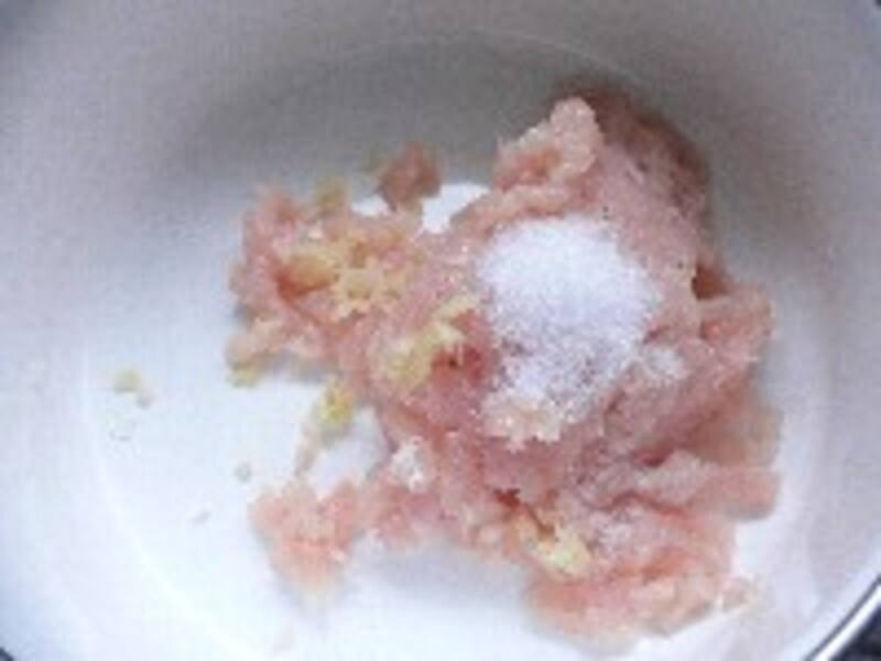 ねぎワンタンの手順１