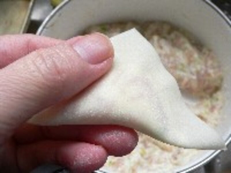ねぎワンタンの手順７