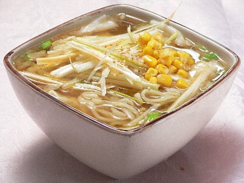 ねぎワンタン麺