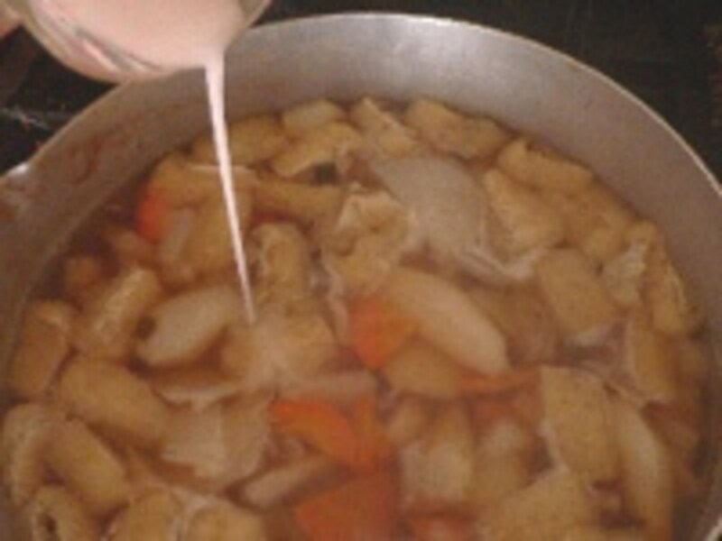 鮭のっぺい汁・手順６