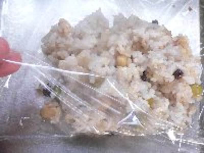 豆づくし玄米ごはん・手順７