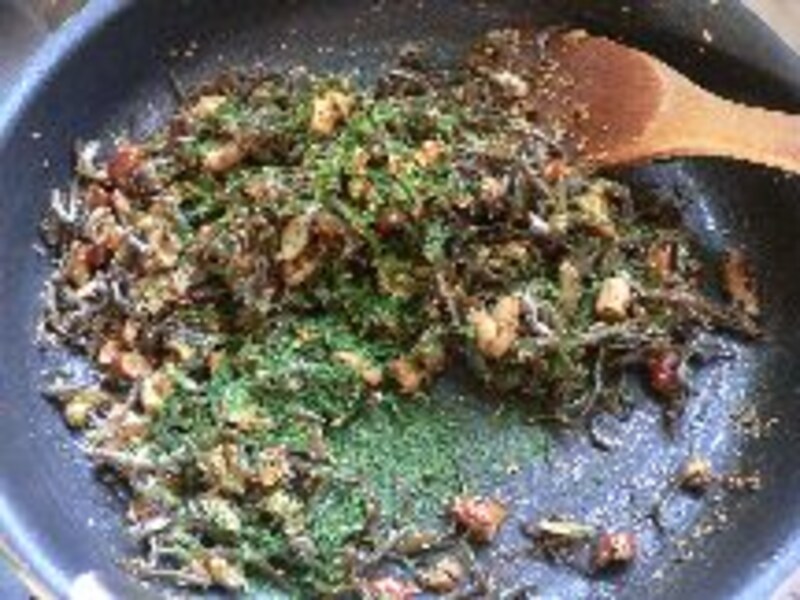 小女子とナッツの煎り煮・手順７