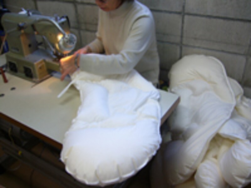 バイアス巻きの工程