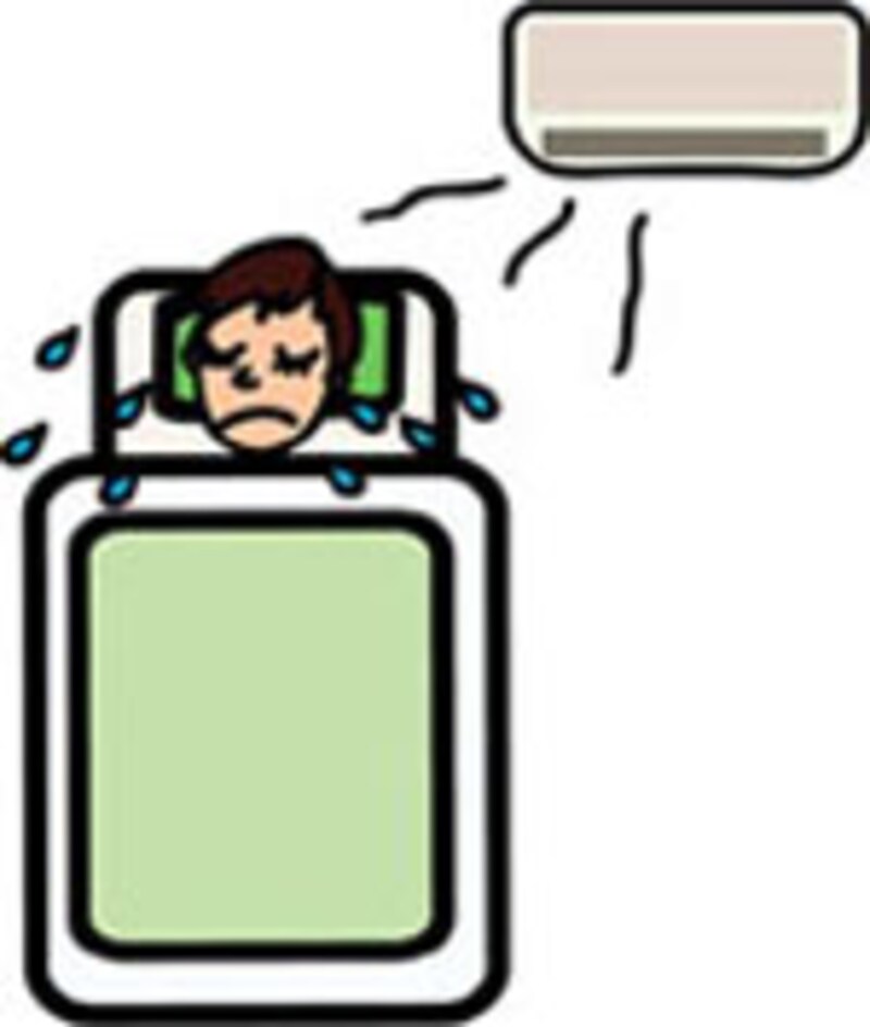 寝る時に部屋を冷やしていますか?