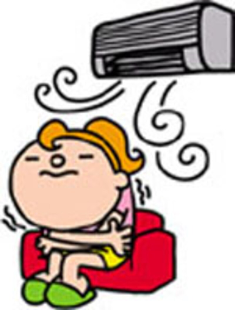 寝るときは涼しく?