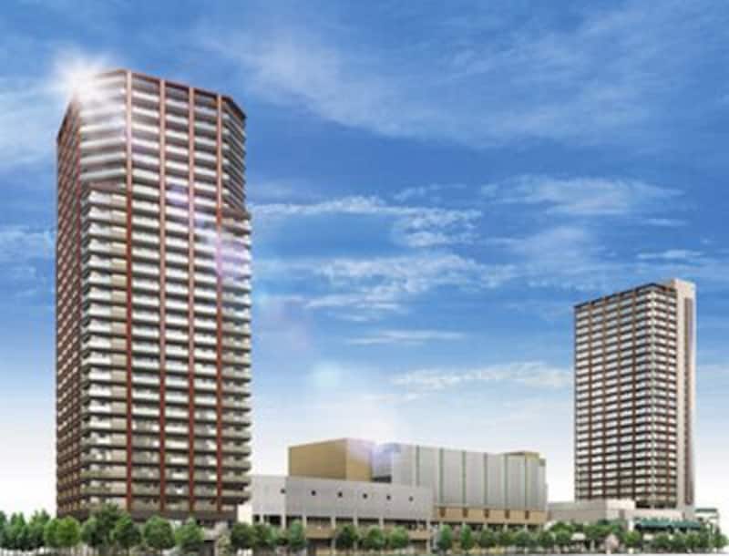 プラウドタワー武蔵浦和完成予想図