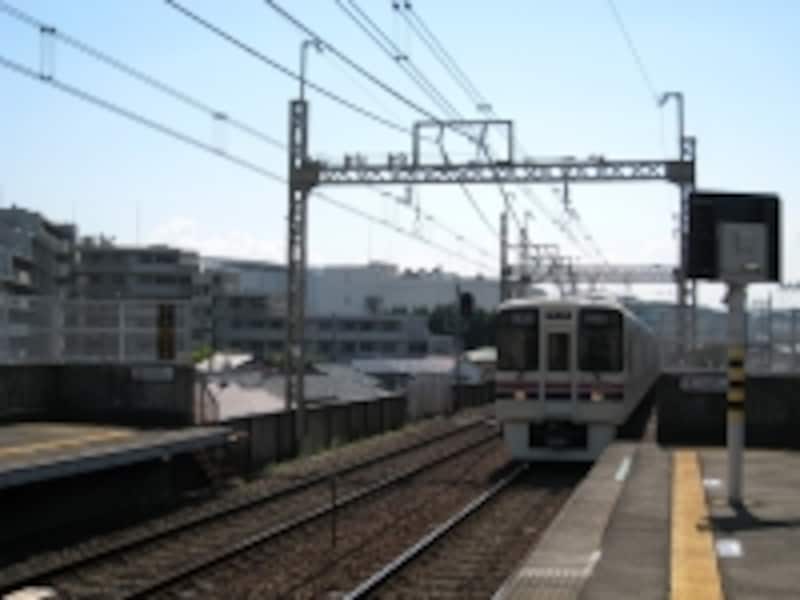 中河原駅からの風景