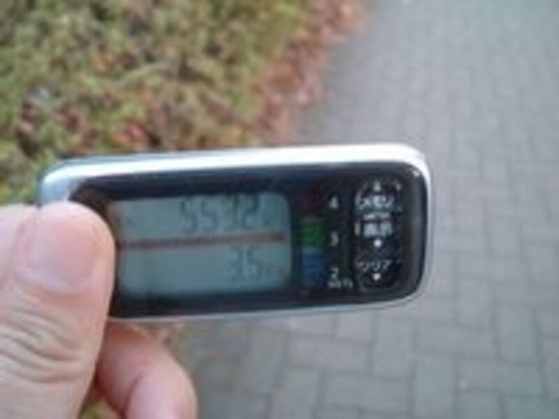 レベルメーターで運動強度をチェックできます！