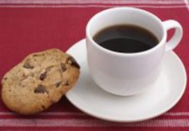 コーヒーとクッキー