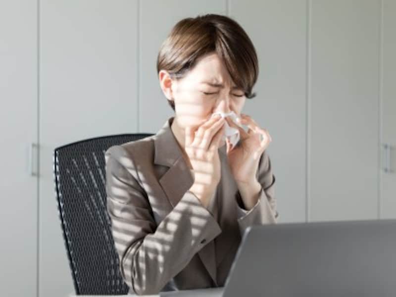 花粉症の鼻水症状