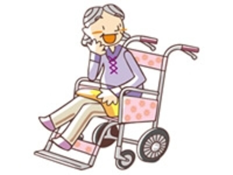 安易に車いすを使うと、歩く力が衰えてしまう恐れもあります