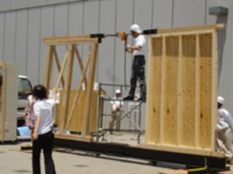 強度実験の様子