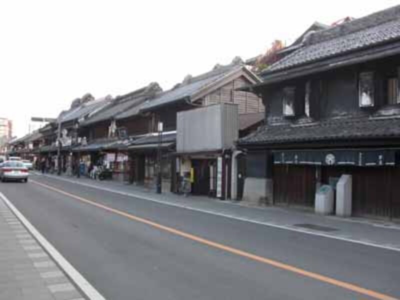 川越の街並み