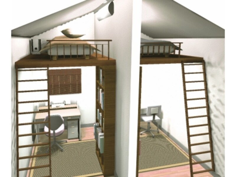 子供部屋を2つに分けるリフォームのアイデア [住宅リフォーム] All About