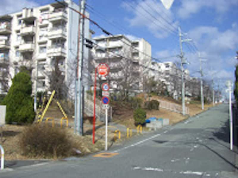 集合住宅の街並み