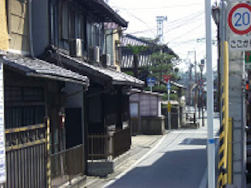 まだまだ残る古い町並み