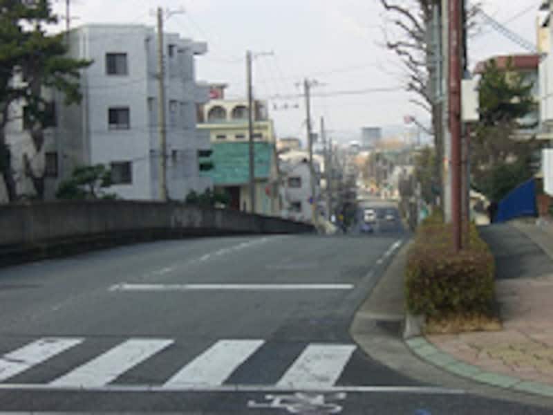 駅北側幹線道路