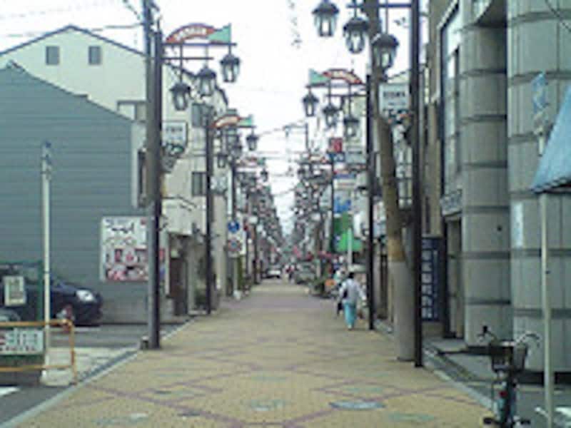 商店街の町