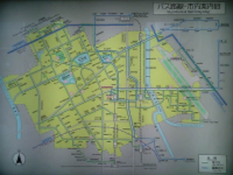 充実のバス路線網