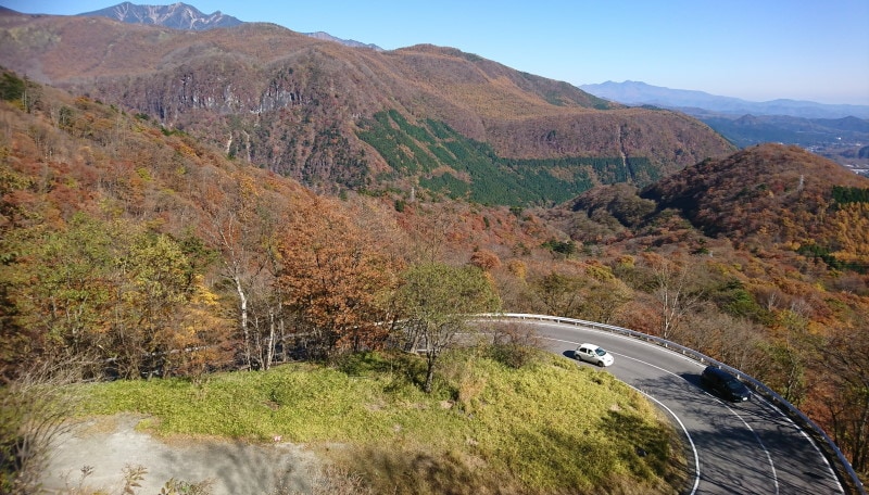いろは坂の紅葉（1）／黒髪平