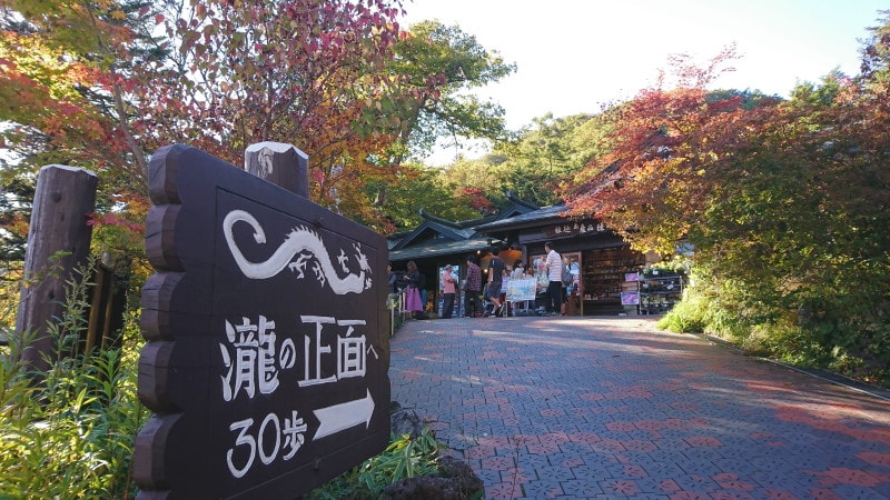 竜頭ノ滝の紅葉（1）