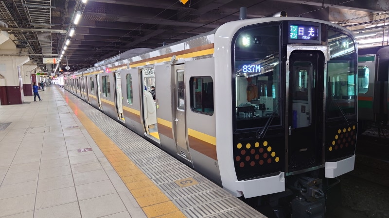 JR日光線の電車