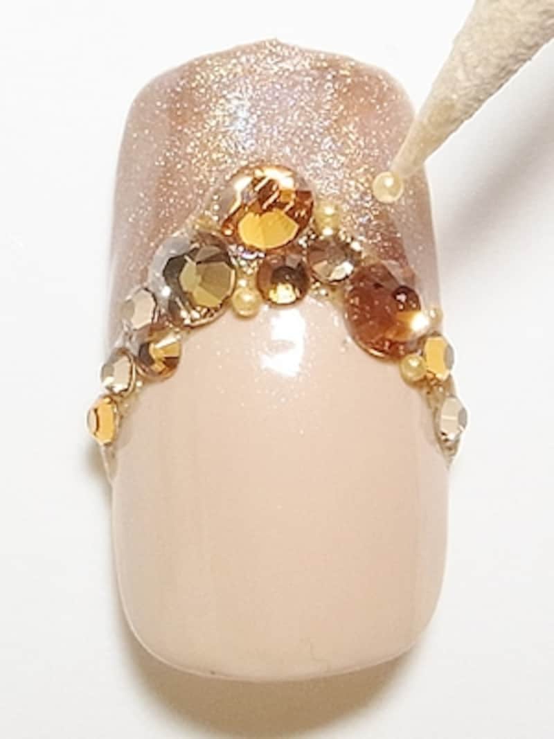 秋色パーティーネイルレシピ