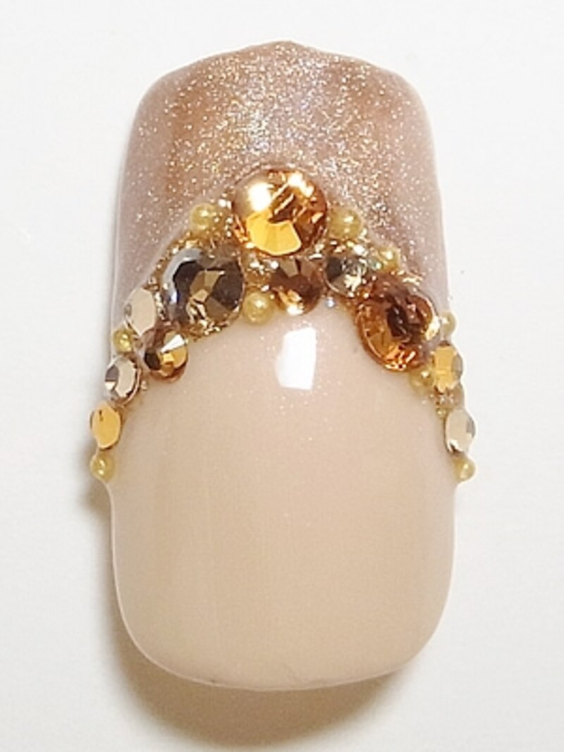 秋色パーティーネイルレシピ