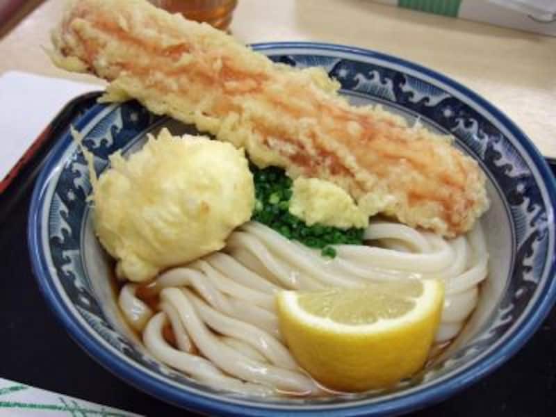 ちく玉天ぶっかけ。