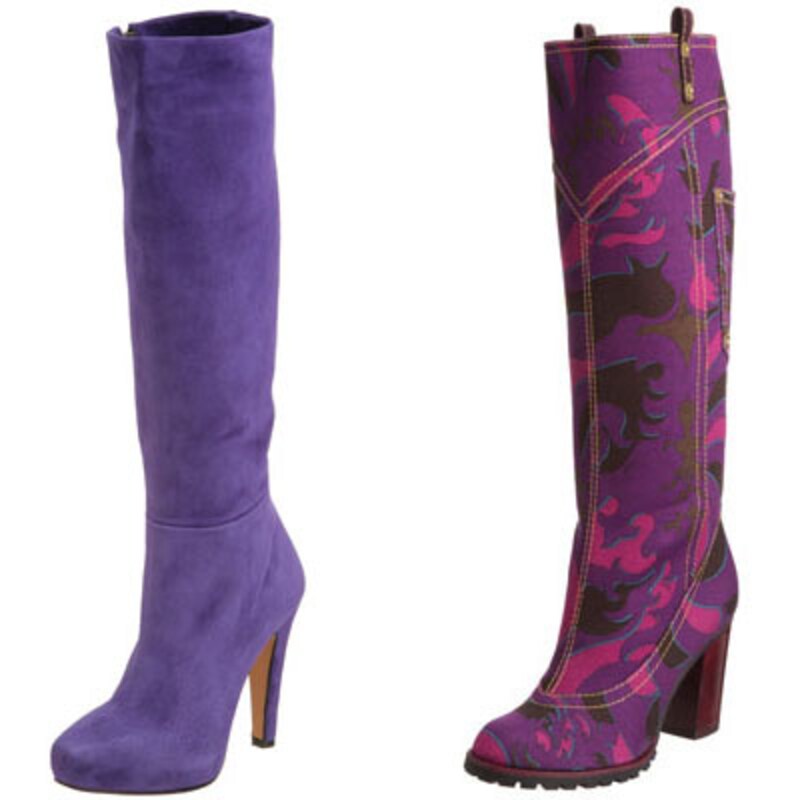  [カリステ] Kalliste インヒールブーツ(スエード) [エミリオプッチ] プリント柄ロングブーツ