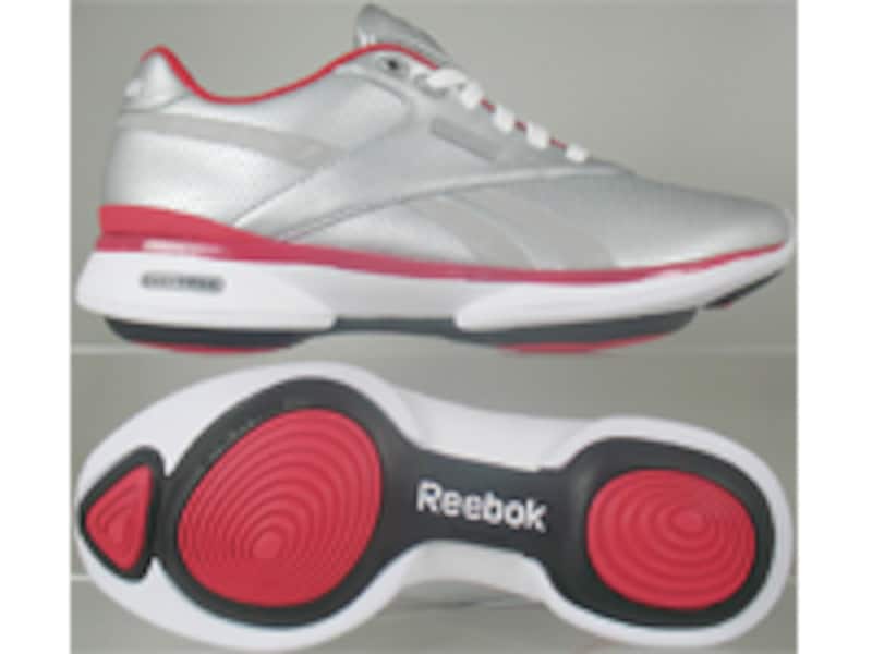 小さなバランスボールが足の前と後についていると思えばいい