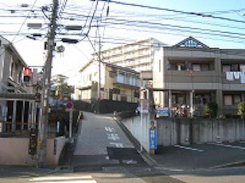 住宅街の様子