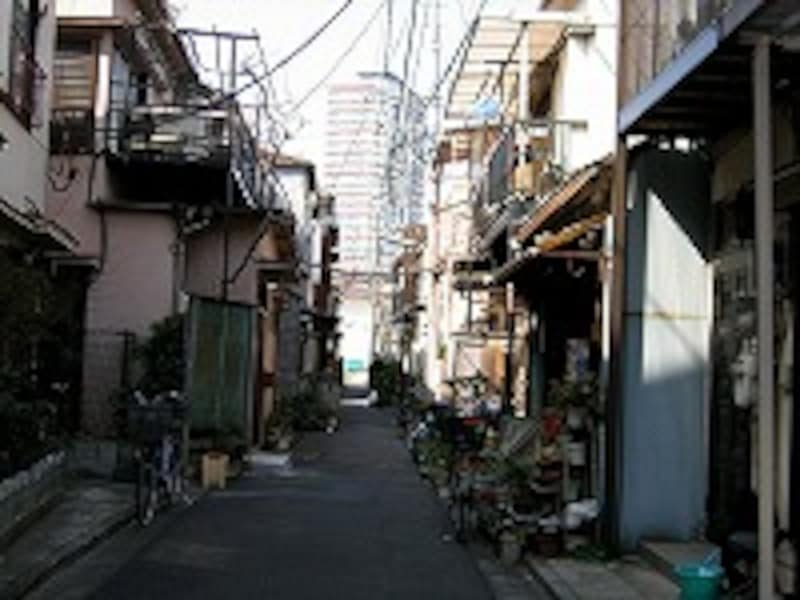 墨田区の木造住宅密集エリア