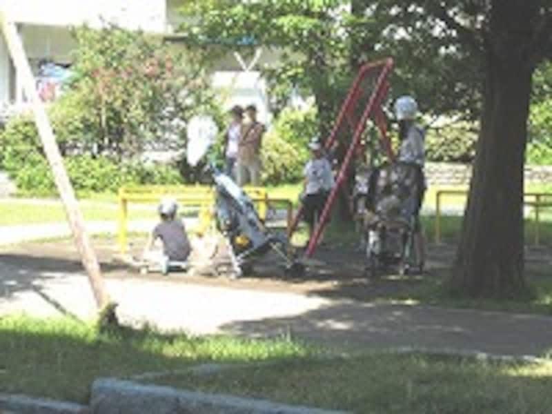 緑の豊富な環境