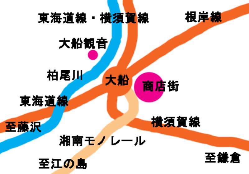 大船周辺
