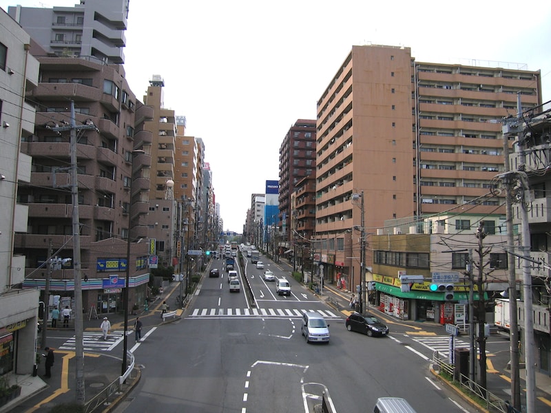 川越街道沿い