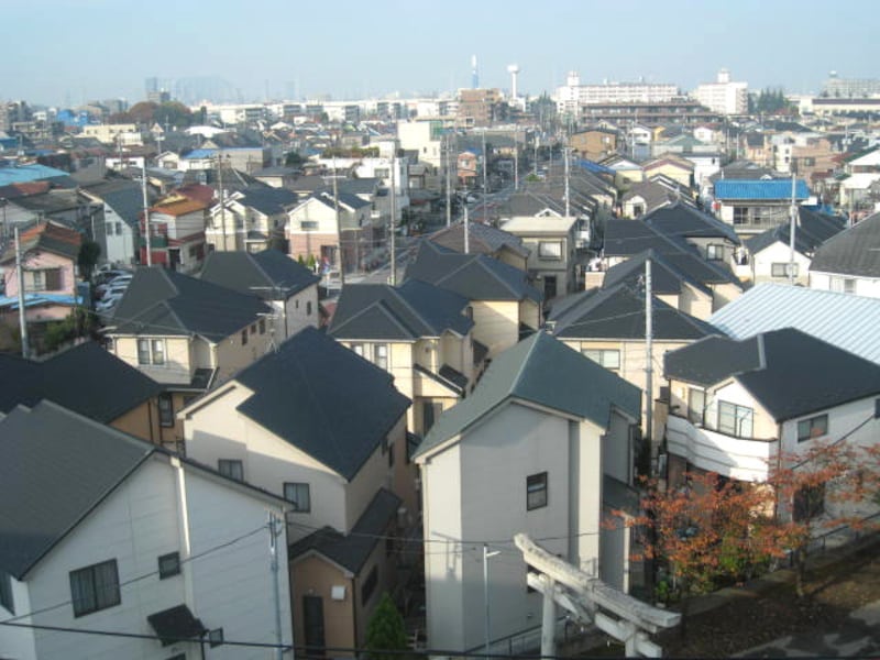 足立区内の住宅街