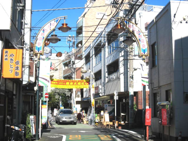 ゆたか商店街との交差点