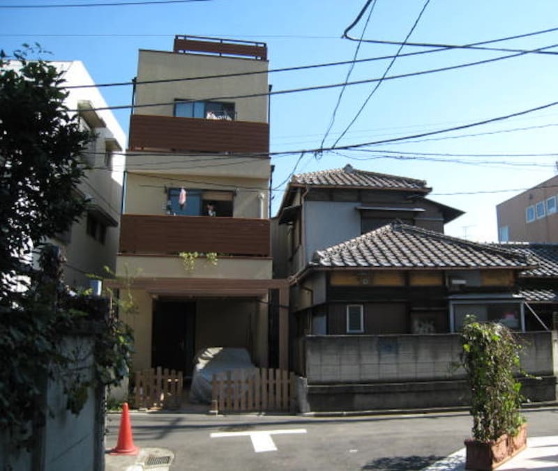 3階建ての一戸建て