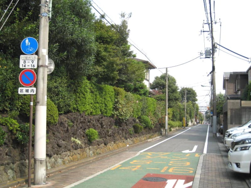 旗の台の住宅街