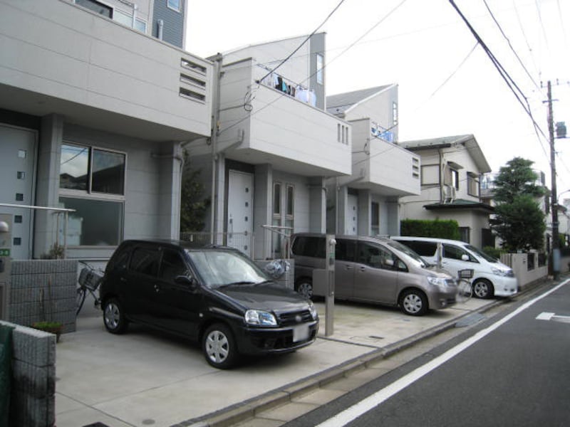 一戸建て住宅の並ぶエリア