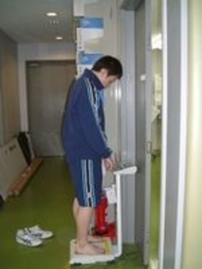 体重を計る