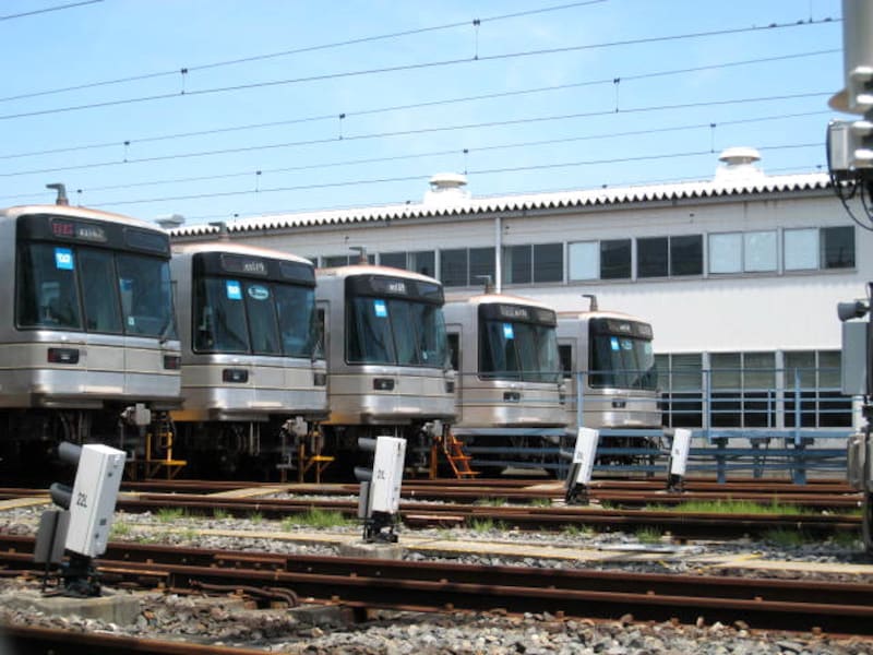 東京メトロ日比谷線検車区