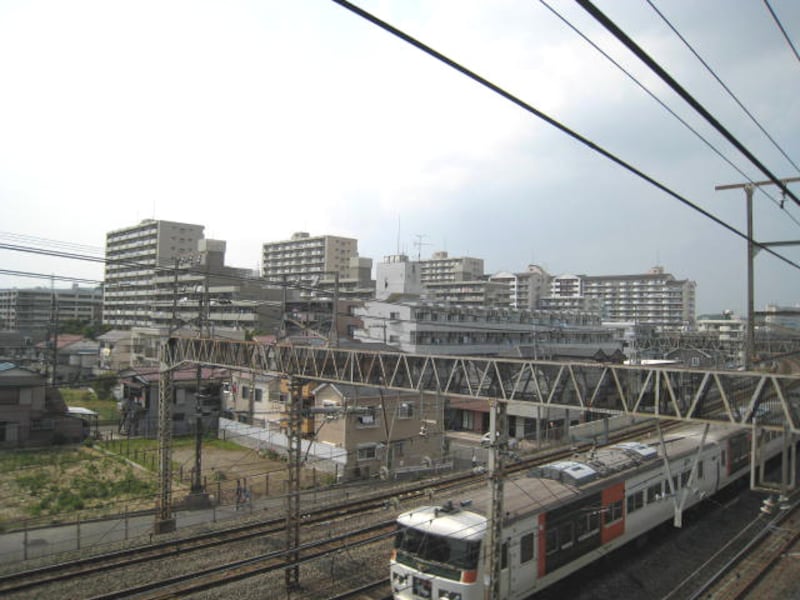 マンションと戸建てが混在