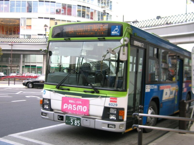駅前のバス停