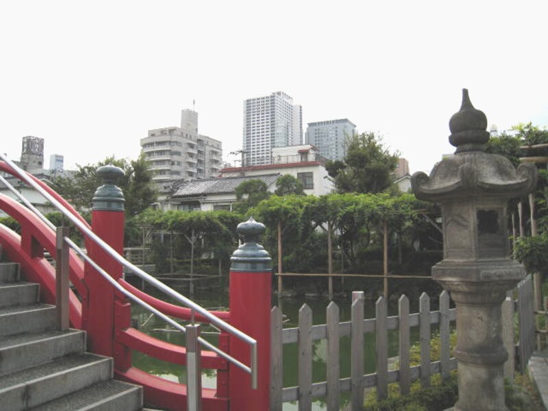 亀戸天神からみた錦糸町