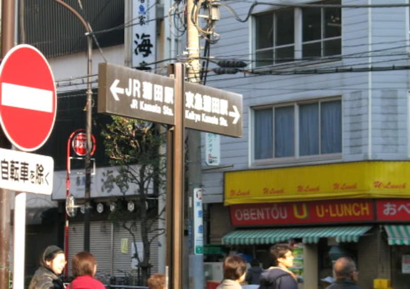 駅間の表示