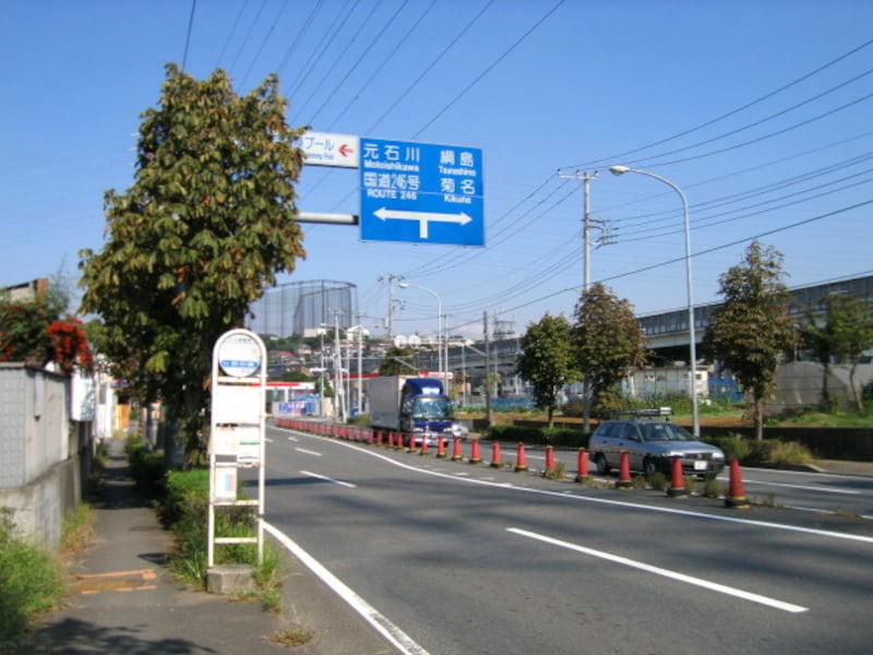 港北ニュータウン内道路