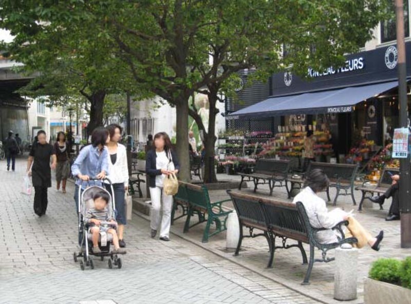 自由が丘の街並み